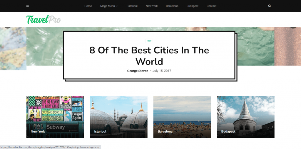 MagPlus: WordPress free themes for Travel blogs