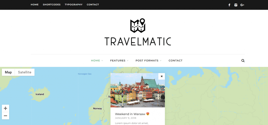 Travelmatic: Travel blogs themes for WordPress