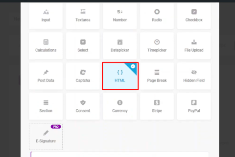 How To Add An HTML Field In Forminator Forms In WordPress - Digital Suncity