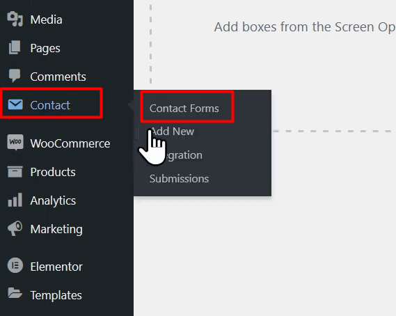 contact form 7 configuration