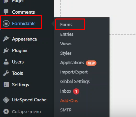 Configure Formidable Forms
