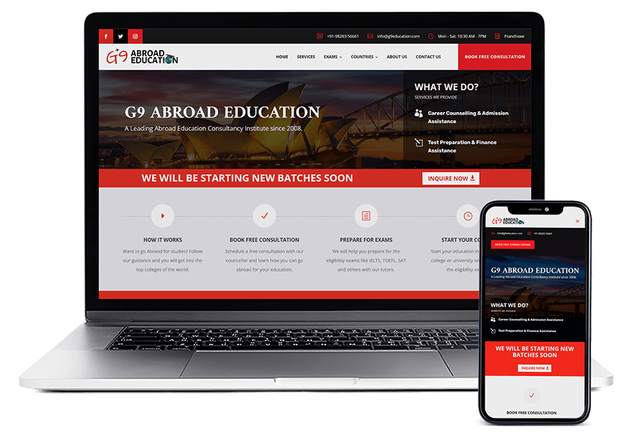 website design company in ajmer for educational website