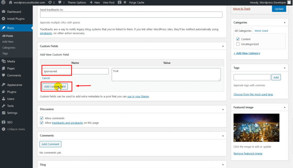 How To Add Sponsored Post Prefix To Post Title In WordPress
