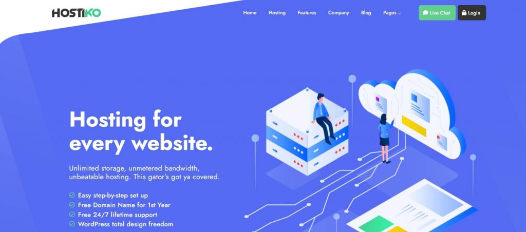 Best WordPress Theme for Hosting Services