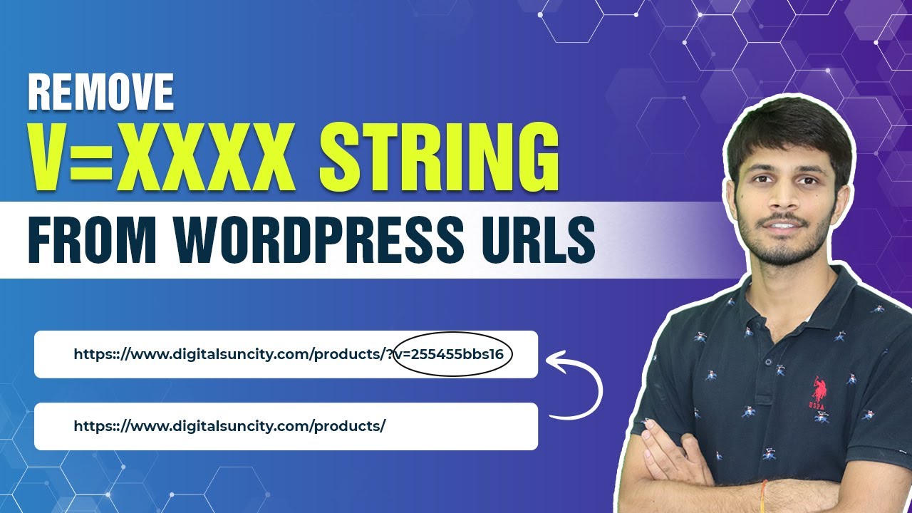 How To Remove V=XXXX String From WordPress URLs