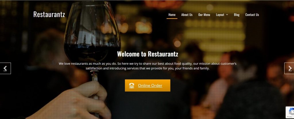 wordpress themes responsive restaurant