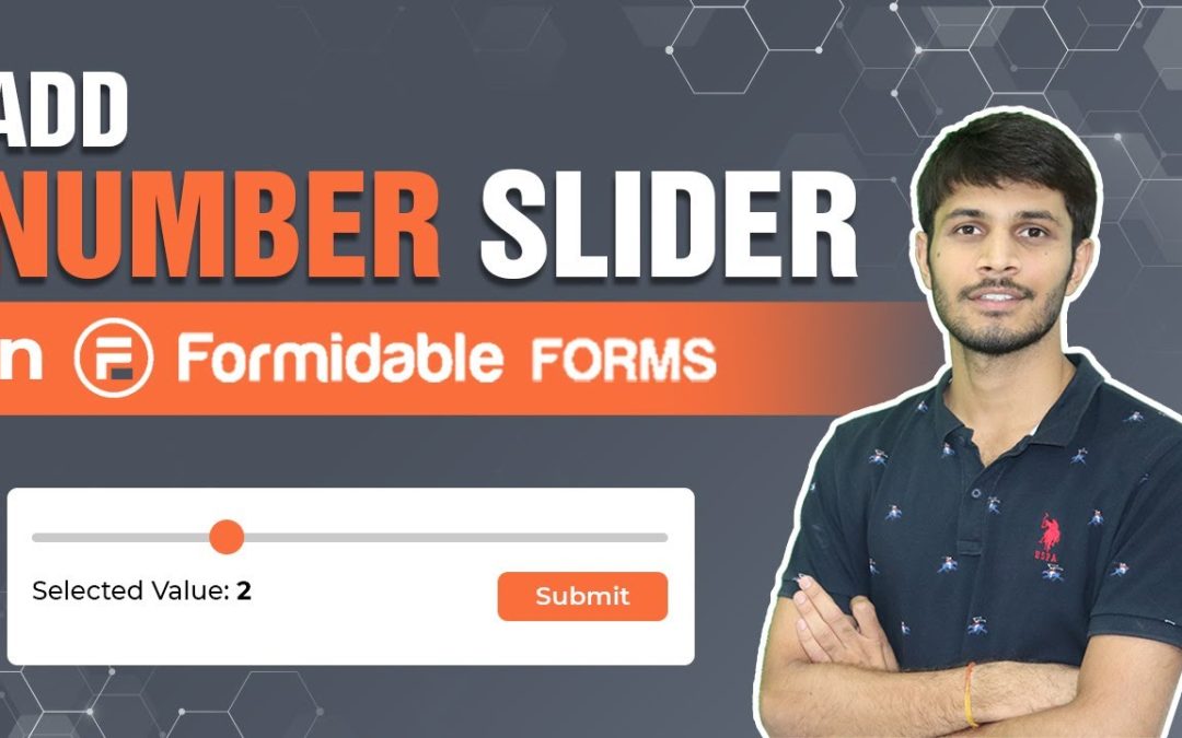 How To Add Number Slider Field In Contact Forms Using Formidable Forms Plugin