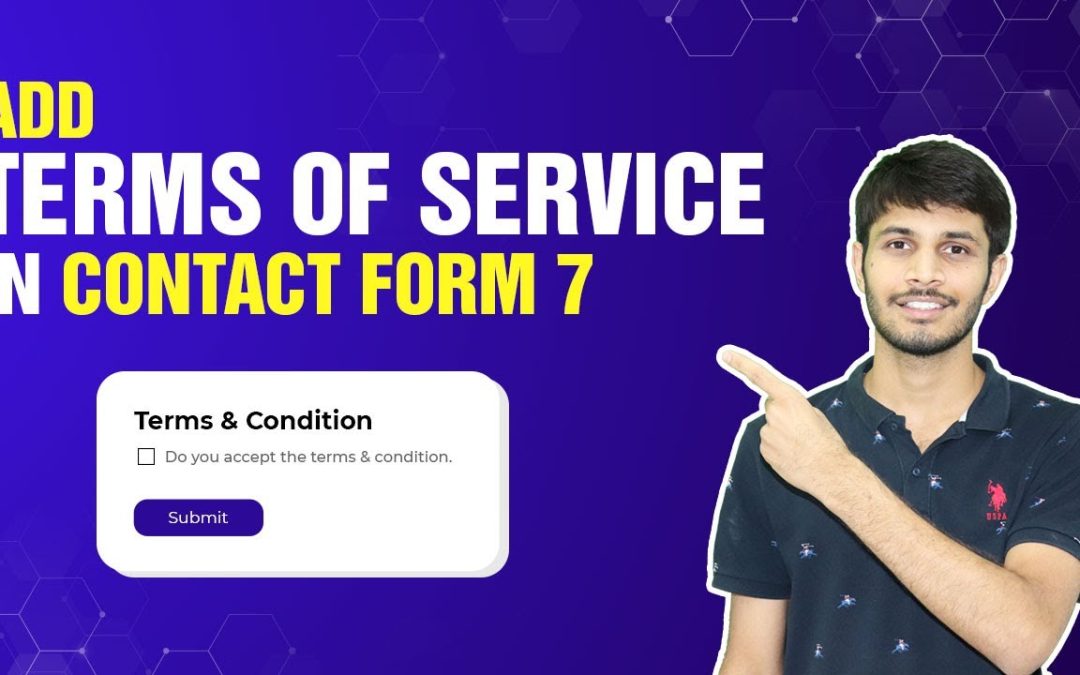 How To Add Terms & Conditions Field In Contact Form Using Contact Form 7 Plugin