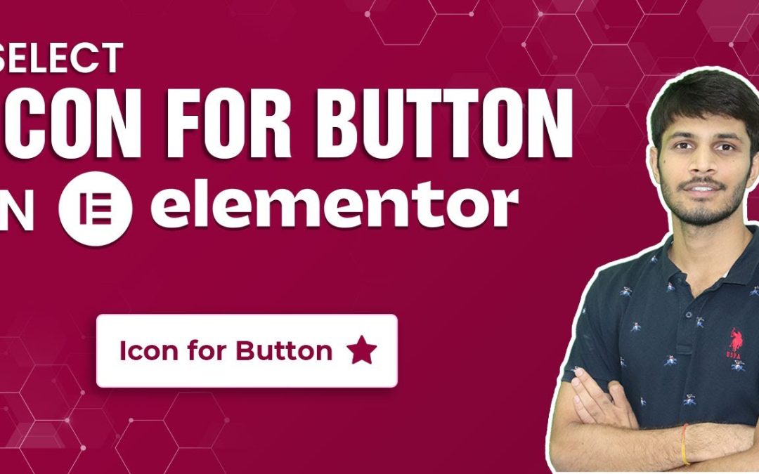 How to Select Icons for Buttons in Elementor