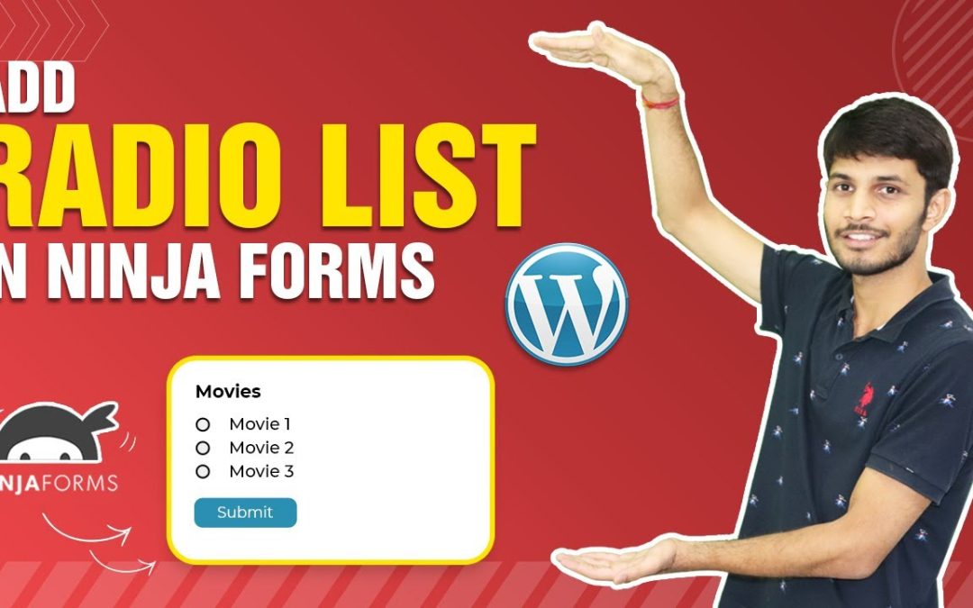 How to add the Radio List in Ninja Forms