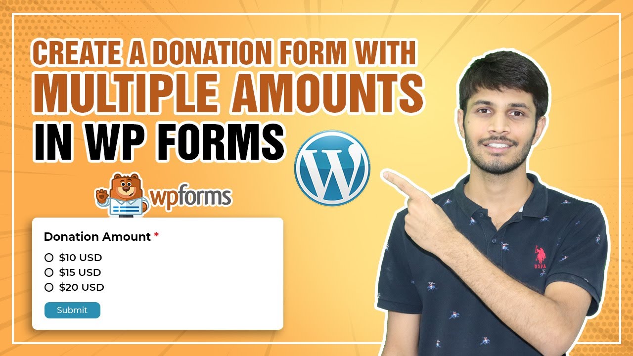 How To Create A Donation Form With Multiple Amounts In WPForms