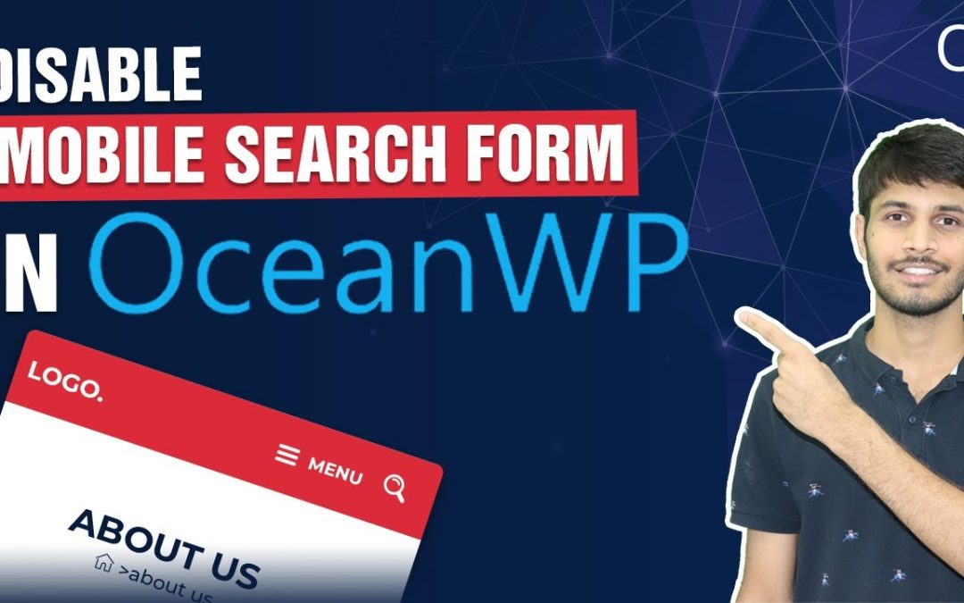 How To Disable Mobile Menu Search Form In Ocean WP Theme Of WordPress