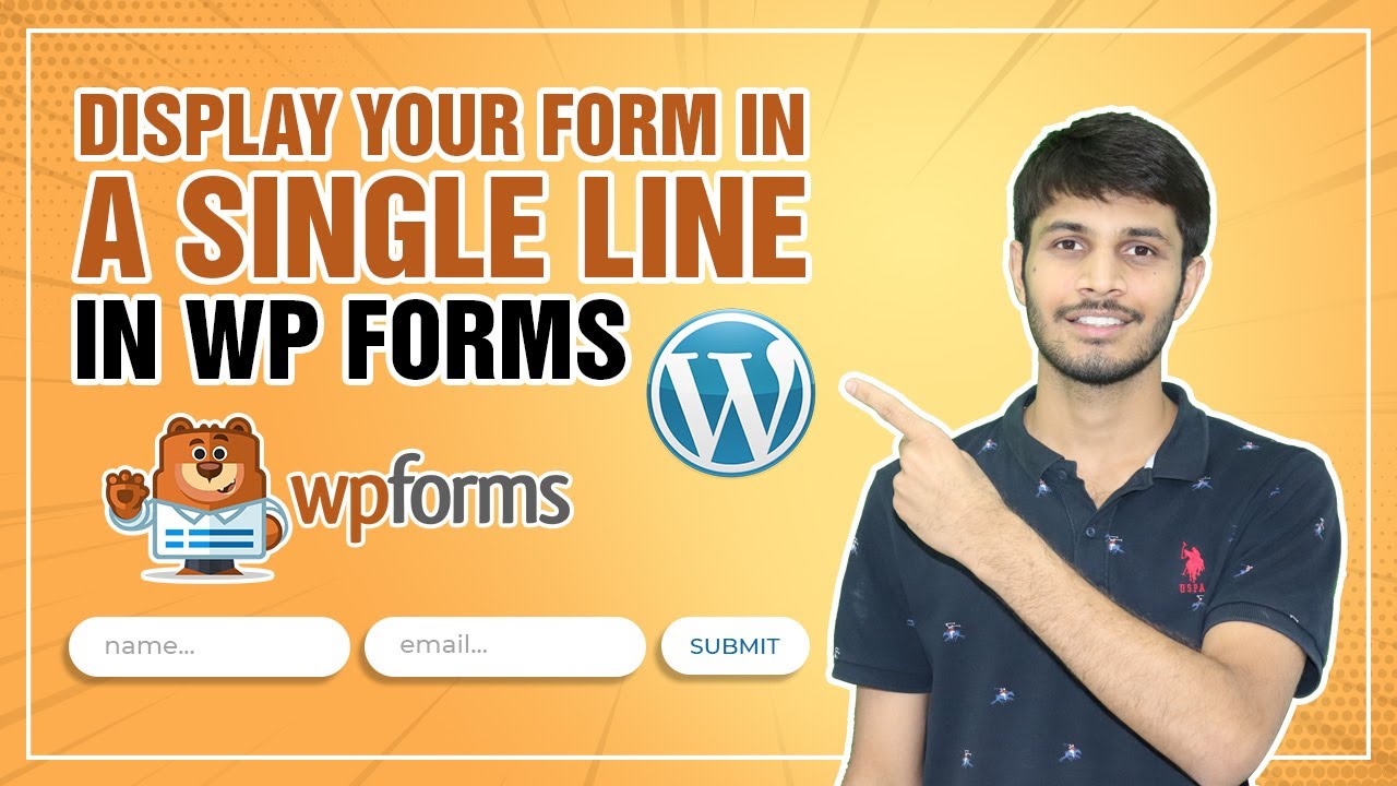 How To Display Your Form In A Single Line WPForms