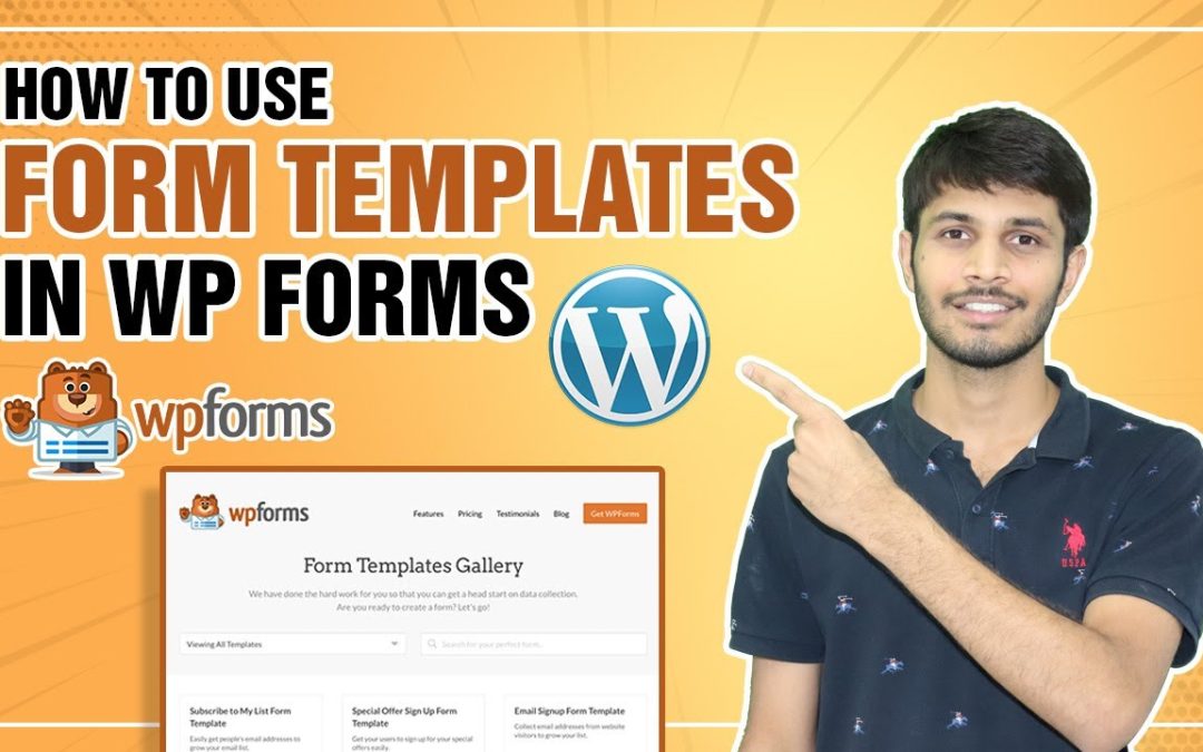 How To Use Form Templates In WPForms