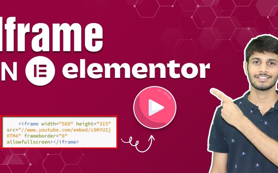 How To Add Iframe In The Elementor
