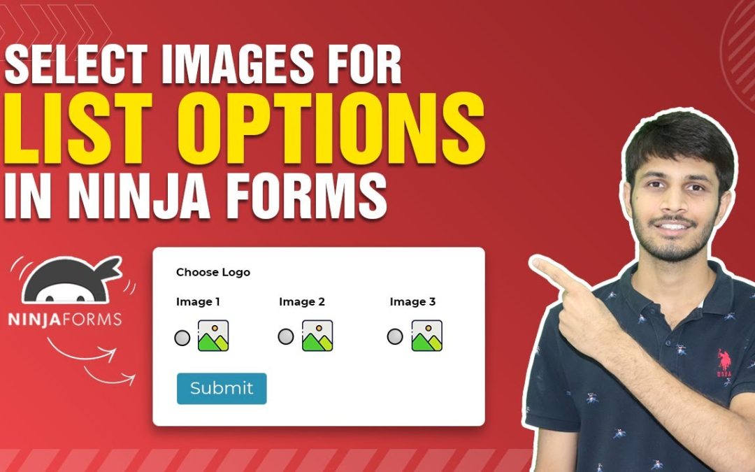How To Set And Select Images for List Options Using Ninja Forms In WordPress